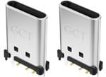 GCT USB4180 USB Type-C® 6-pin Vertical Plug