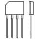 Diodes Incorporated KBP206G