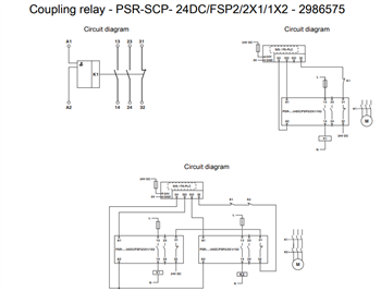 Application Circuit Diagram - Phoenix Contact DIN Rail Safety Relays