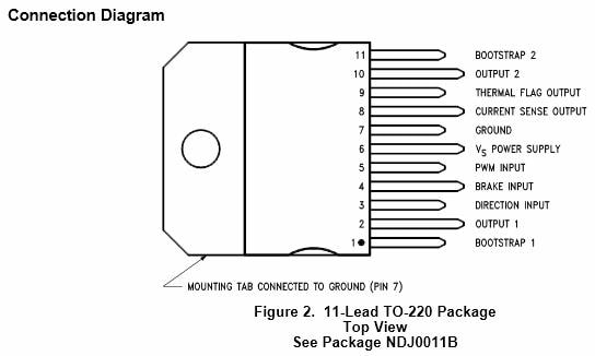 Texas Instruments LMD18200 3A, 55V H-Bridge Driver