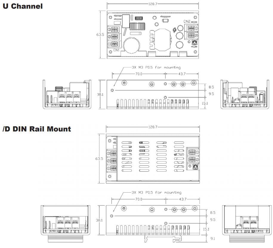 TDK-Lambda CSW65 40-65W AC-DC Power Supplies