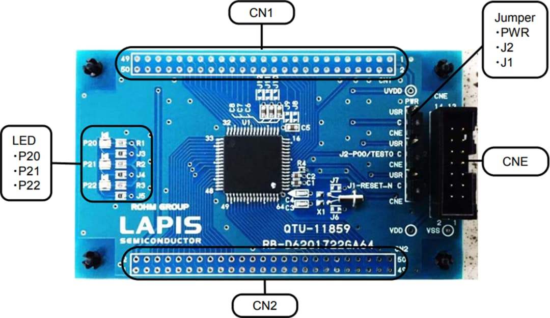 Chart - ROHM Semiconductor ML62Q1722 Reference Board
