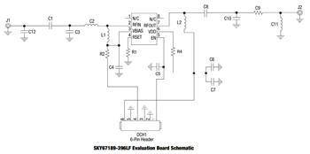 Schematic - Skyworks Solutions Inc. SKY6718x-396EK Evaluation Kits