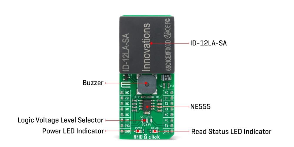 Block Diagram - Mikroe RFID 2 Click