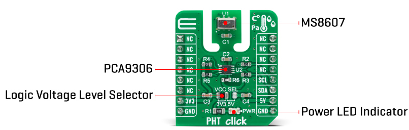Block Diagram - Mikroe PHT Click