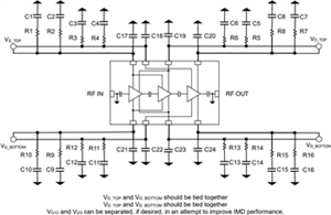 Application Circuit Diagram - Qorvo QPA2212D Evaluation Board