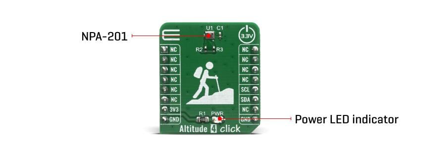 Block Diagram - Mikroe Altitude 4 Click