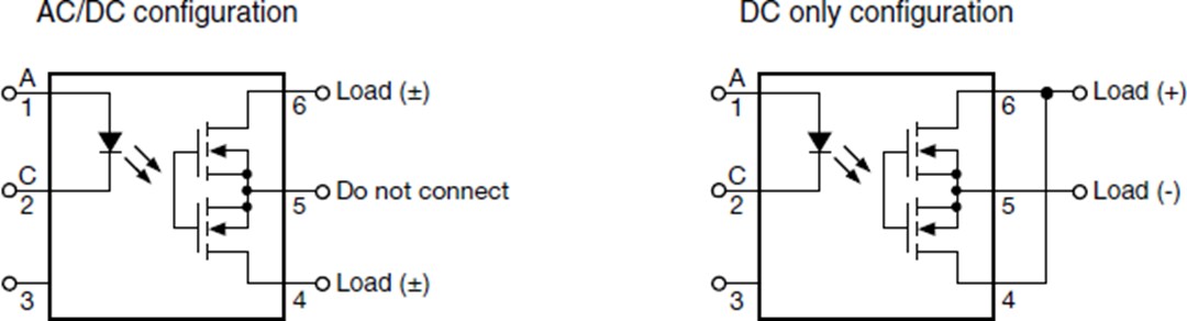 Block Diagram - Vishay LH1525 Solid-State Relay (SSR)