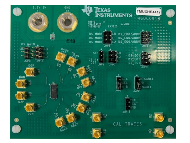 Application Circuit Diagram - Texas Instruments TMUXHS4412EVM Evaluation Module
