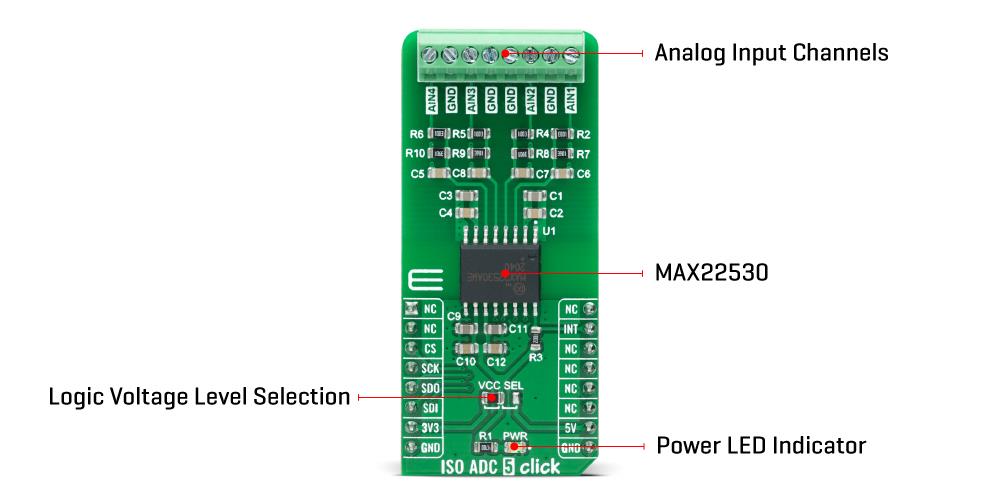Mikroe ISO ADC 5 Click