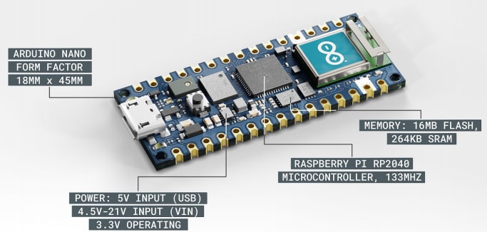 Arduino Nano RP2040 Connect