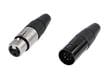 Finger Groove XLR Cable Connectors