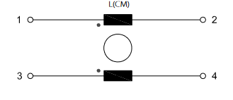 Schematic - TE Connectivity / Schaffner ED100 & ED101 Common-Mode Chokes for Lighting