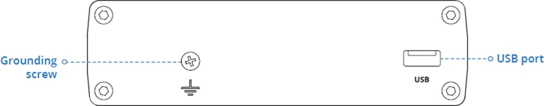 Mechanical Drawing - Teltonika RUTX08 Ethernet-to-Ethernet Industrial VPN Router