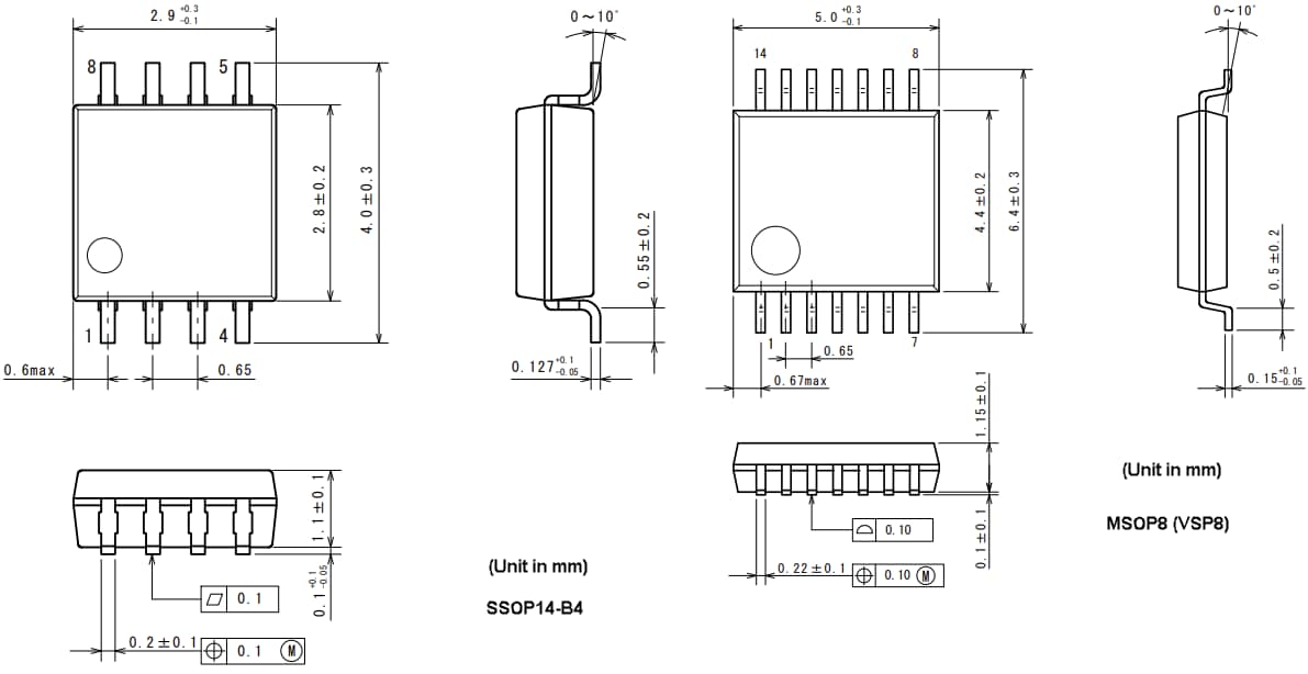 Nisshinbo NJM290xB Quad/Dual Auto Operational Amplifiers