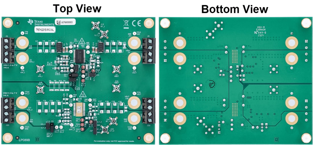 Mechanical Drawing - Texas Instruments TPS7H2201EVM eFuse Evaluation Module (EVM)