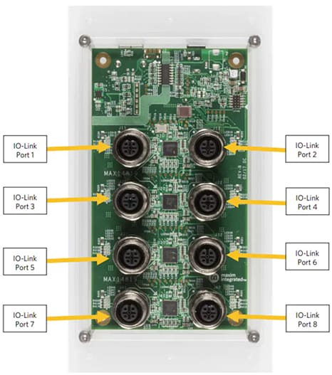 Analog Devices Inc. MAXREFDES145 8-Channel IO-Link® Master