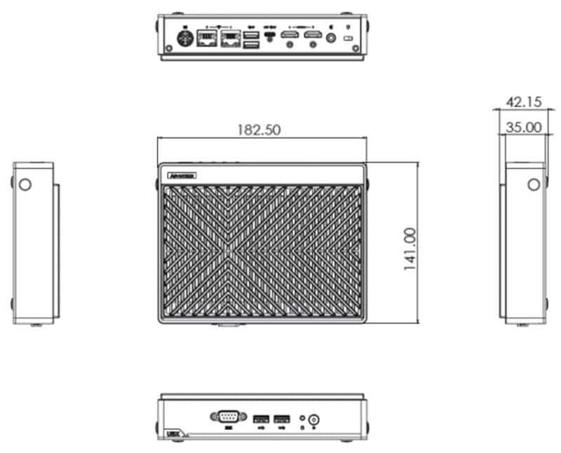 Advantech Preconfigured UBX-110K 4K UHD Store Gateway