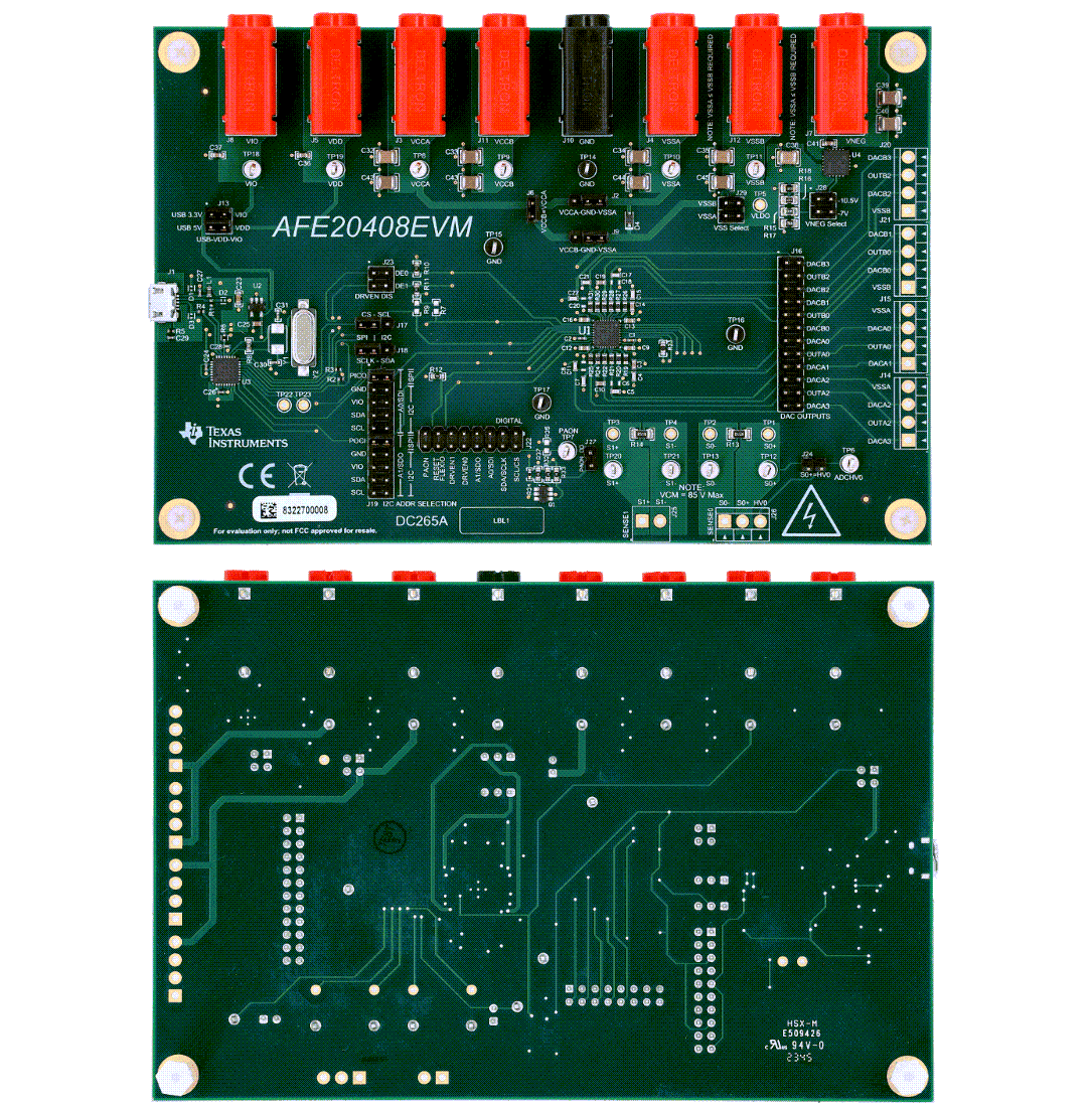 Texas Instruments AFE20408EVM Evaluation Module
