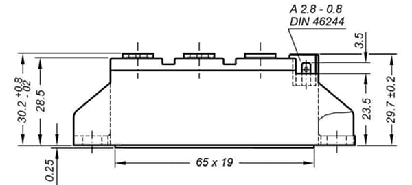Chart - IXYS MCMA140P1600TA-NI Thyristor Modules