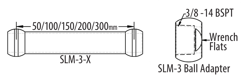Mechanical Drawing - Swivellink SLM-3 Links