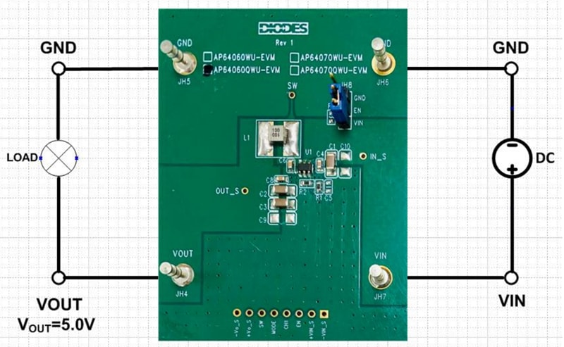 Diodes Incorporated AP64060Q Evaluation Board