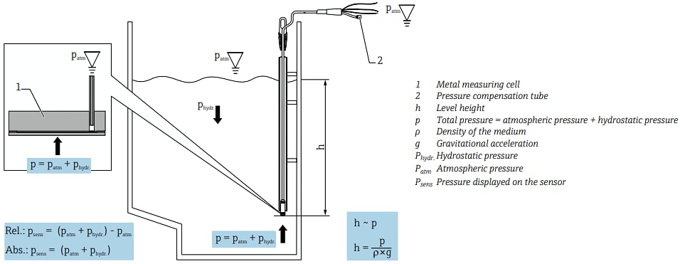 Infographic - Endress+Hauser Waterpilot FMX11 Hydrostatic Level Sensors