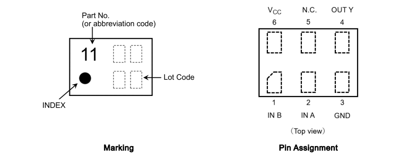 Location Circuit - Toshiba 7UL1Tx Logic Gates with Level Shifting