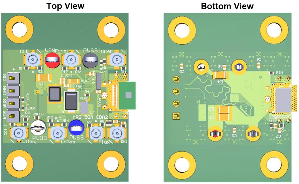 Mechanical Drawing - Silanna SLE2001-V01 FirePower Evaluation Board