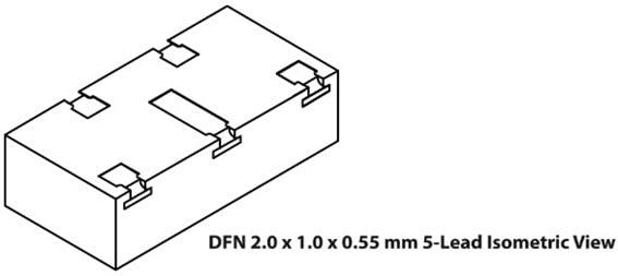 Mechanical Drawing - Semtech RClamp®10022PWQ Transient Voltage Suppressor (TVS)