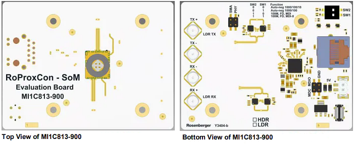 Application Circuit Diagram - Rosenberger RoProxCon® SoM Evaluation Board