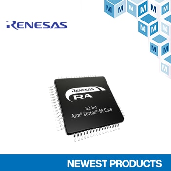 The RA8x1 MCUs are the industry's first 32-bit microcontrollers based on an Arm Cortex-M85 (480MHz) 