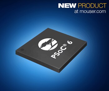 Mouser Electronics Now Shipping Cypress' PSoC 6 Microcontroller with High-Performance Processing and Security
